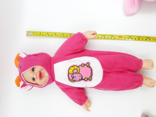 Bebe Guagua Happy Baby Conejitas Rien A Carcajadas 40cm Apx
