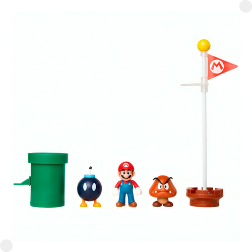 Conjunto Super Mario Cenário C/ Acessórios 004267 - Sunny