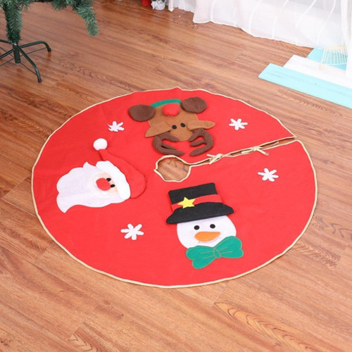 Base De De Árbol Bordada Panel Grande De Árbol De Navidad