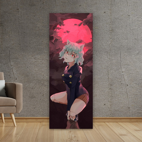 Cuadro Grande 30x80 Cm Hunterxhunter Neferpitou Animeras