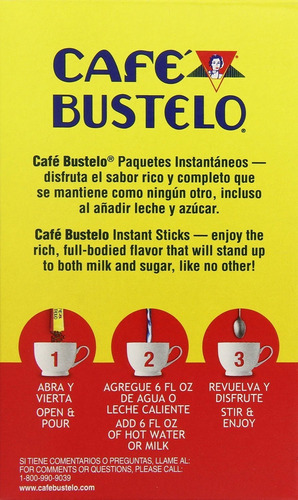 Cafe Bustelo Instantánea Espresso Café Paquete De 4 Unidades