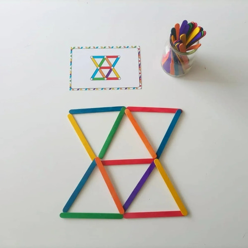 Imagen 6 de 8 de Juegos De Cartas Con Figuras Geométricas Para Niños