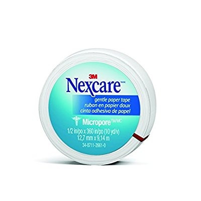 Nexcare Microporo De Papel Suave De La Cinta 1/2 Pulgadas X