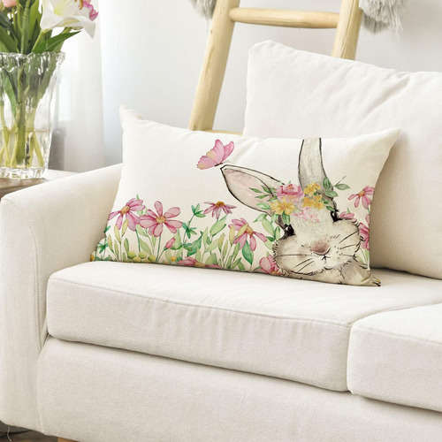 Fundas De Almohada Lumbar De Pascua M Pillowcase 11,81 X 16,