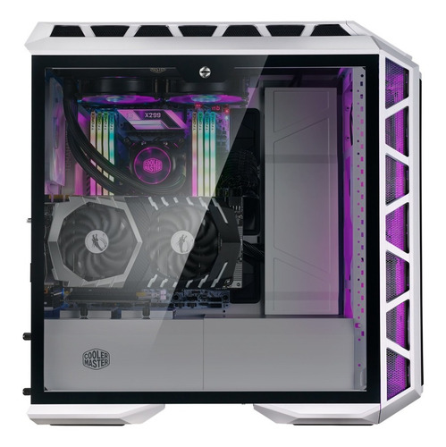 Imagen 4 de 8 de Gabinete Cooler Master H500p Mesh Mastercase White Blanco