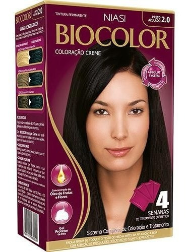 Coloração Biocolor Kit 2.0 Preto Azulado