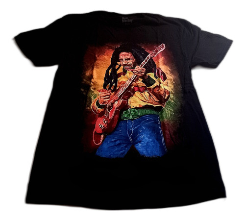 Bob Marley Polera Talla M/l Blackside 