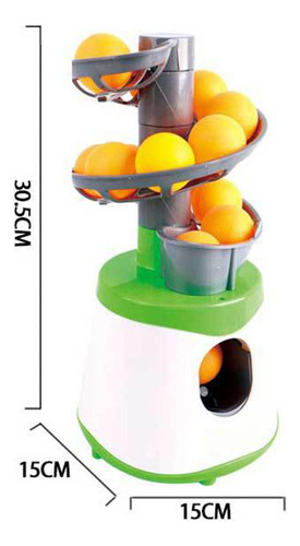 Robot De Tenis De Mesa Usb, Lanzador De 15 Pelotas For