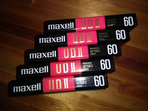Imagen 5 de 5 de Maxell Udll 60 Cro2 Cromo X 5 U. Made In Japan,envios Gratis