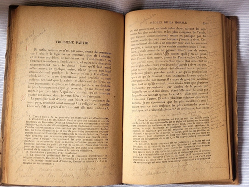 Imagen 7 de 8 de Discours De La Methode Descartes Intro Et Notes Gilson Vrin