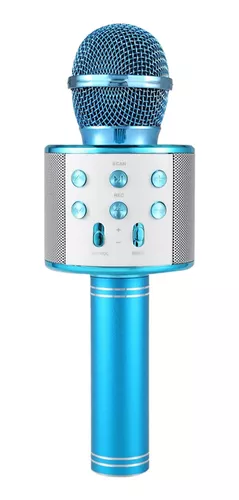 Micrófono De Karaoke Eo Safe Imports Esi-4990 Color Azul