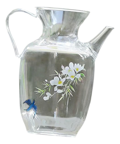 Tetera De Vidrio De 10 , Tetera Para Agua Fría Con Asa,