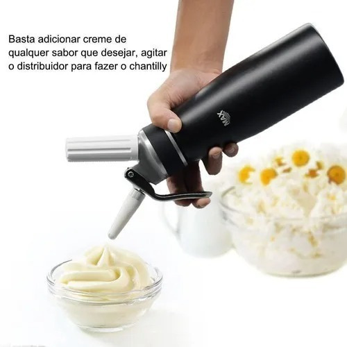 Garrafa Dispenser Sifão De Chantilly Gourmet