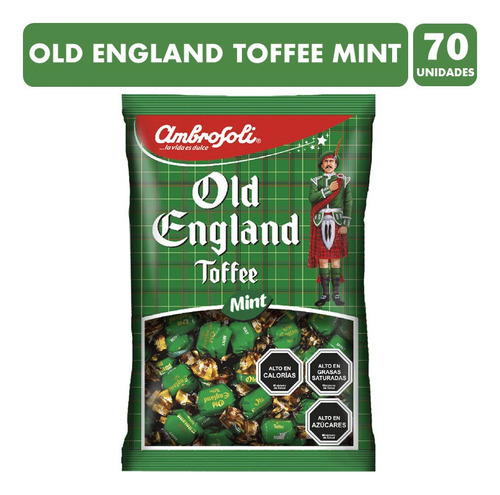 Caramelos Toffe Menta Old England Bolsa De 70 Unidades