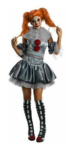 Disfraz Talla Small Para Mujer De It Pennywise Halloween