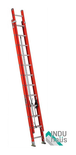 Escalera Fibra Vidrio Telescópica 6,4 Mt 225kg Cert/induhaus