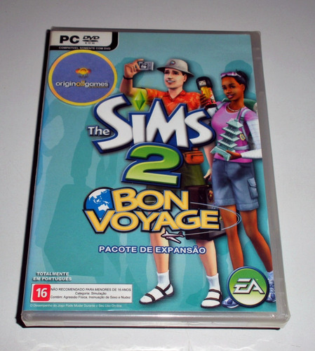 The Sims 2 Bon Voyage ¦ Jogo Pc Original Lacr ¦ Mídia Física