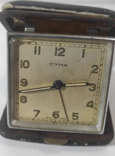 Raro Y Antiguo Reloj Viajero O De Bolsillo Cyma Swiss