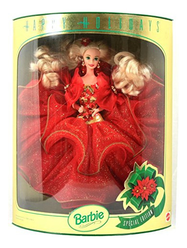 Muñeca Barbie De Happy Holidays Hallmark, Edición Especial (