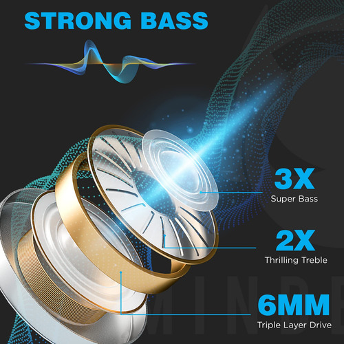 Mindbeast Auriculares Bluetooth Con Cancelación De Ruido Y