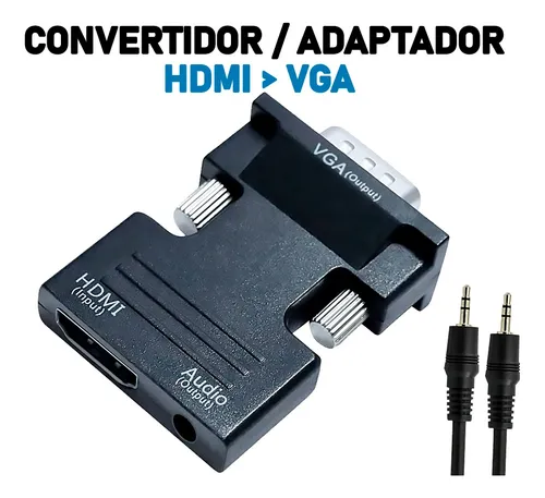 comprar Adaptador Convertidor Hdmi A Vga - Hdmi Hembra \u002F Vga Macho