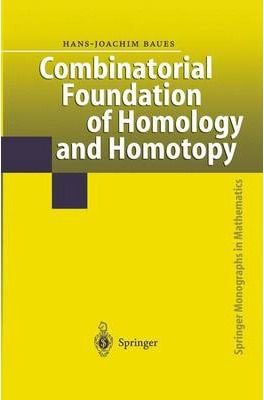 Libro Combinatorial Foundation Of Homology And Homotopy :...