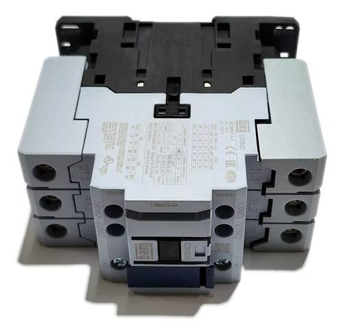 Contator Weg 80a Tripolar Cwb80 11 30d23 220v Ref 12370329
