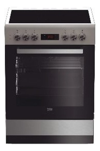 Cocina Beko FSM 67320 GXS  eléctrica 4 hornallas  acero inoxidable 220V - 240V puerta con visor 72L