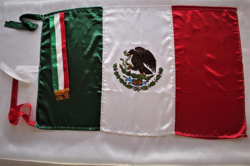 Bandera De México Reglamentaria Grande No. 10 (2 Pzs).