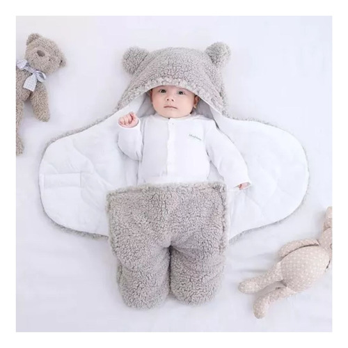 Sleeping Cobija Termica Ovejero Dormir Bebes Color Gris Slepping Gris