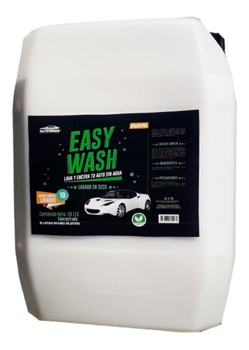 Easy Wash Lavado En Seco 20 Lt Concentrado 