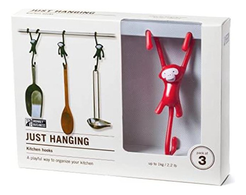 Monkey Business Just Hanging: Divertida Cocina De 3 Ganchos 