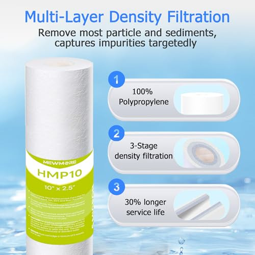 Prefiltro De 1-3 Etapas, Apto Para Sistema De Filtro De Agua