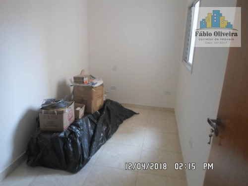 Cobertura Sem Condomínio ,com 2 Dormitórios À Venda, 44 M² Por R$ 270.000 - Vila Pires - Santo André/sp - Co0095