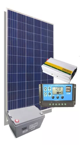 Kit Solar 12v 150w Hora Inversor 1000w