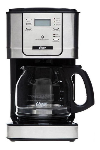 Cafetera Oster Flavor BVSTDC4401 super automática plateada de filtro 220V