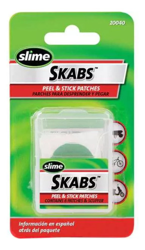 Parches Autoadhesivos Pre Encolados Slime Skabs - Tauro Bike