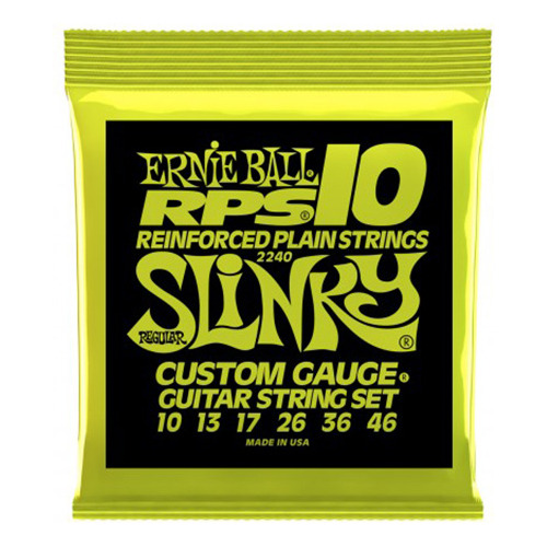 Encordoamento Guitarra Ernie Ball 2240 010-046 Rps-10 Slinky