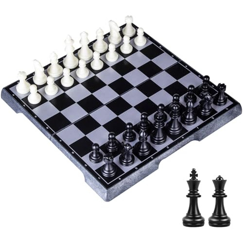 Vikutu Magnetic Chess Set 12.6 Pulgadas - Travel Bqn5i