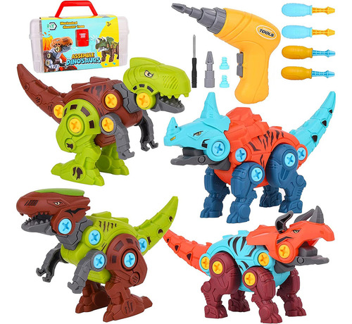 Take Apart - Juguetes De Dinosaurios Para Niños De 3 A 5 A.