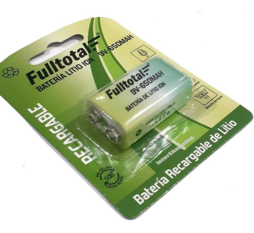 Imagen 3 de 5 de Cargador Usb Doble +1 Bateria 9v Recargable Litio-ion 650mah
