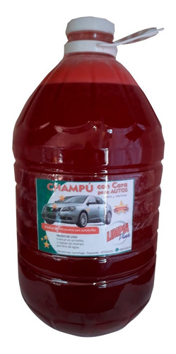 Champú Con Cera, Para Autos X 5 L