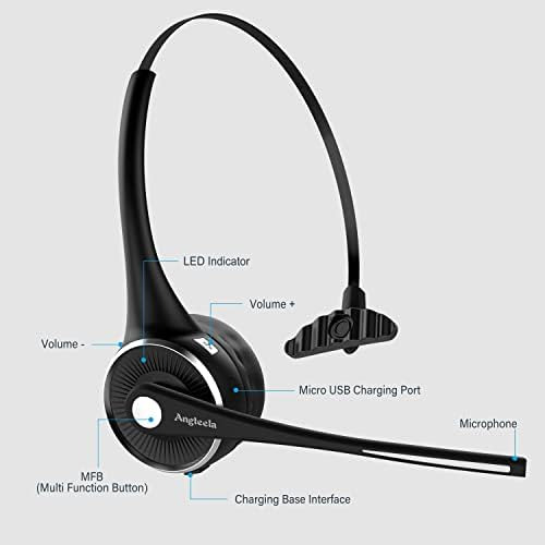 Trucker Auriculares Bluetooth Angteela Con Micrófono, Auricu