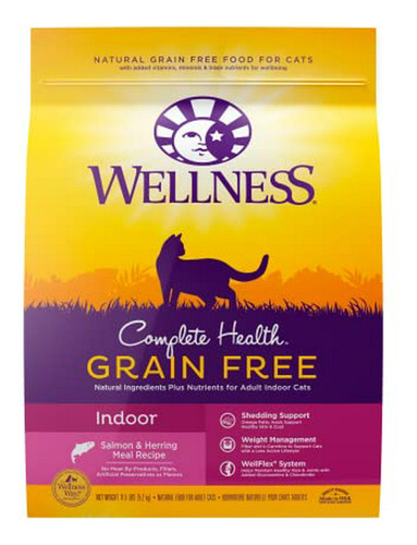 Pienso Gato Wellness Natural Salmón 11.5 Libras.