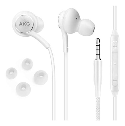 Increíbles Auriculares Estéreo Oem Samsung Galaxy White Con