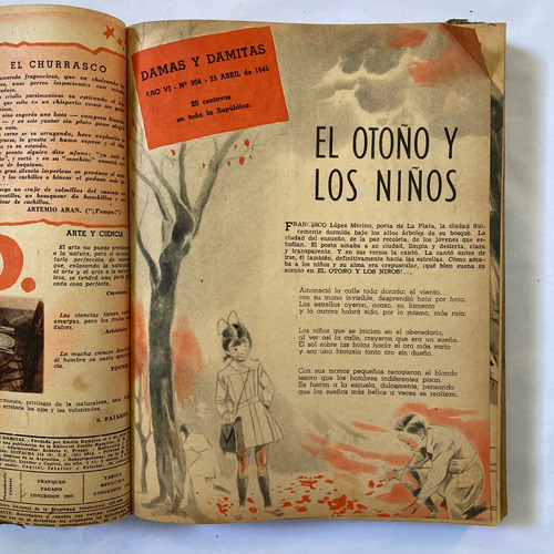 Damas Y Damitas. 10 Ejemplares (301-310). 1945.
