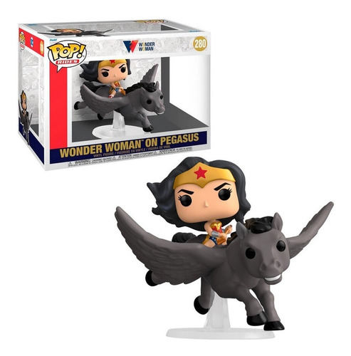 Wonder W On Pegasus - Ww 80th Funko Pop Ride Super Deluxe