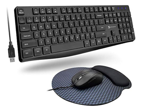 Combo De Teclado Y Mouse Con Cable, Combo De Teclado Y Mouse