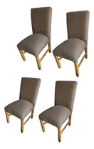 Comprar Sillas Reforzadas Vestidas En Chenille Por 4 Unidades