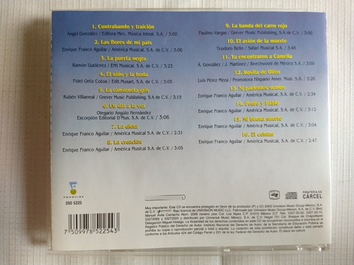 Los Tigres Del Norte Cd 16 Zarpazos (Usado)